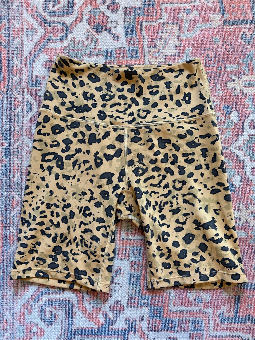 Varley Lets Move Bike Short 7" Leopard